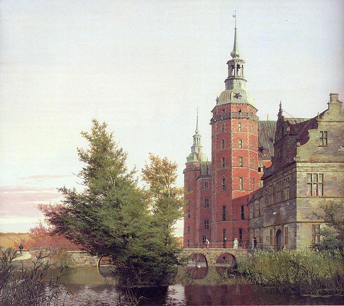 Christen Kobke Frederiksborg Castle seen from the Northwest Germany oil painting art